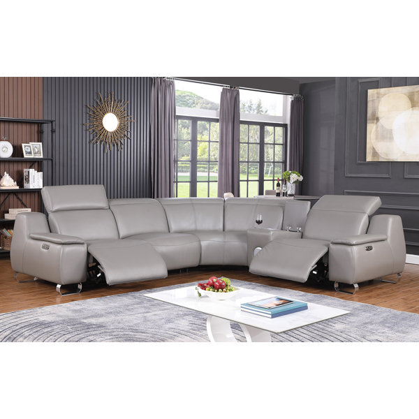 Lifestyle Furniture 2 Piece Real Leather Living Room Set Wayfair